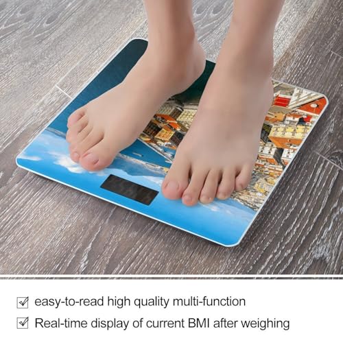 Naples balanza digital precisa para cuerpo, capacidad 180 kg miniatura 5