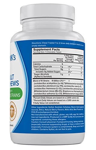 Doctor Mk'S Natural DMKS060 Teen/Adult Probiotics Chewable By Doctor Mk'S®, Sugar Free thumb #2