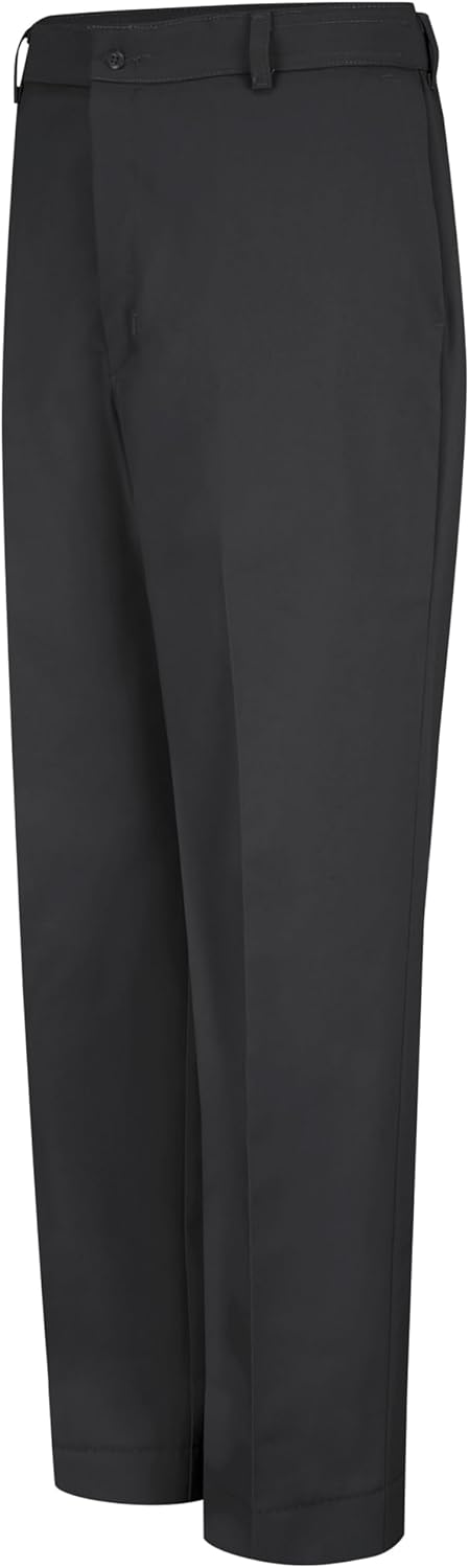 Red Kap Men's Stain Resistant, Flat Front Work Pants, Black, 54W x 32L - Image 5