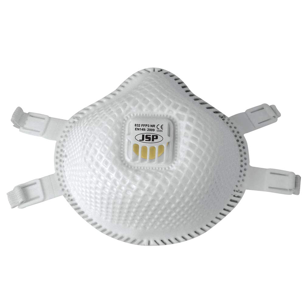 JSP Flexinet mask FFP3 Valved (832) Box of 5 (BER130-001-M00)