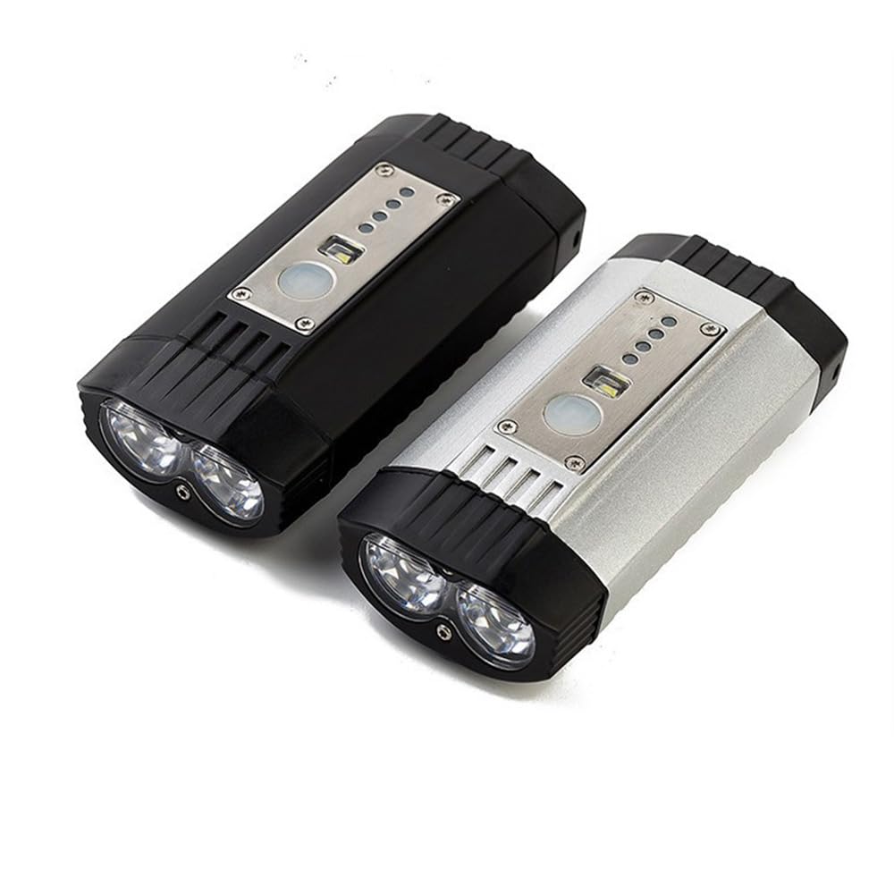 Éclairage Avant de vélo Rechargeable par USB 4000 mAh, Ultra-Lumineux, Facile à Installer, pour vélo de Route et VTT.