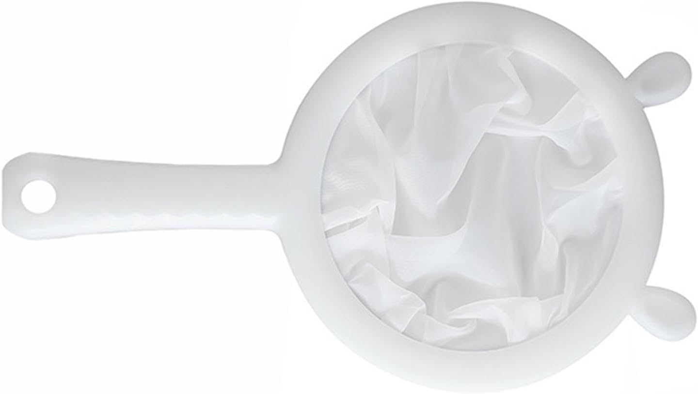Ultra Fine Mesh Soy Milk Sieve Filter Spoon Easy to Kitchen Filter Tool for Smooth Beverages Durable PP Nylon Material for Home Use 24 X 14.5cm/9.4 X 5.7in