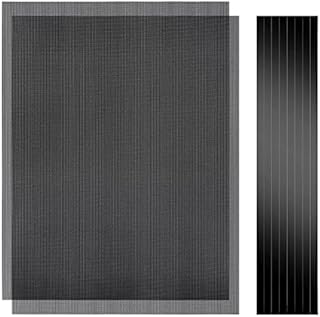 400 x 300mm DIY PC Case Dust Mesh Filter, 2Pack PVC Dustproof Mesh Filter Cover with Magnetic Strip for Computer PC Case