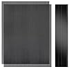 400x300mm DIY PC Case Dust Mesh Filter, 2Pack PVC Dustproof Mesh Filter Cover with Magnetic Strip for Computer PC Case