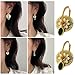 Vintage Drop Oil Earrings Stylish Ear Cuff Fashion Jewelry For Women Comfortable And Hypoallergenics Ear Buckles
