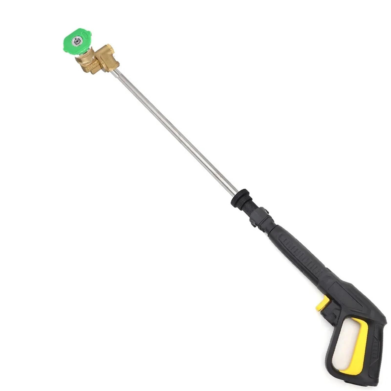 Varilla de extensión Lavado a Alta presión for K2/K3/K4/K5/K7: acoplador Giratorio 180° y boquillas Incluidas Adecuado para Jardines y azoteas(43.5cm++Five-Color nozzles)