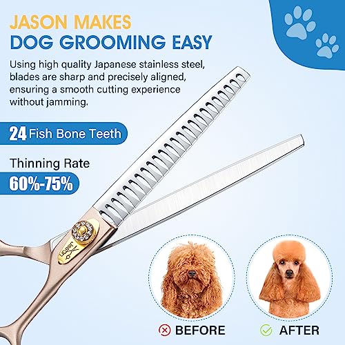 JASON 7.5" Dog Grooming Scissors - Image 3