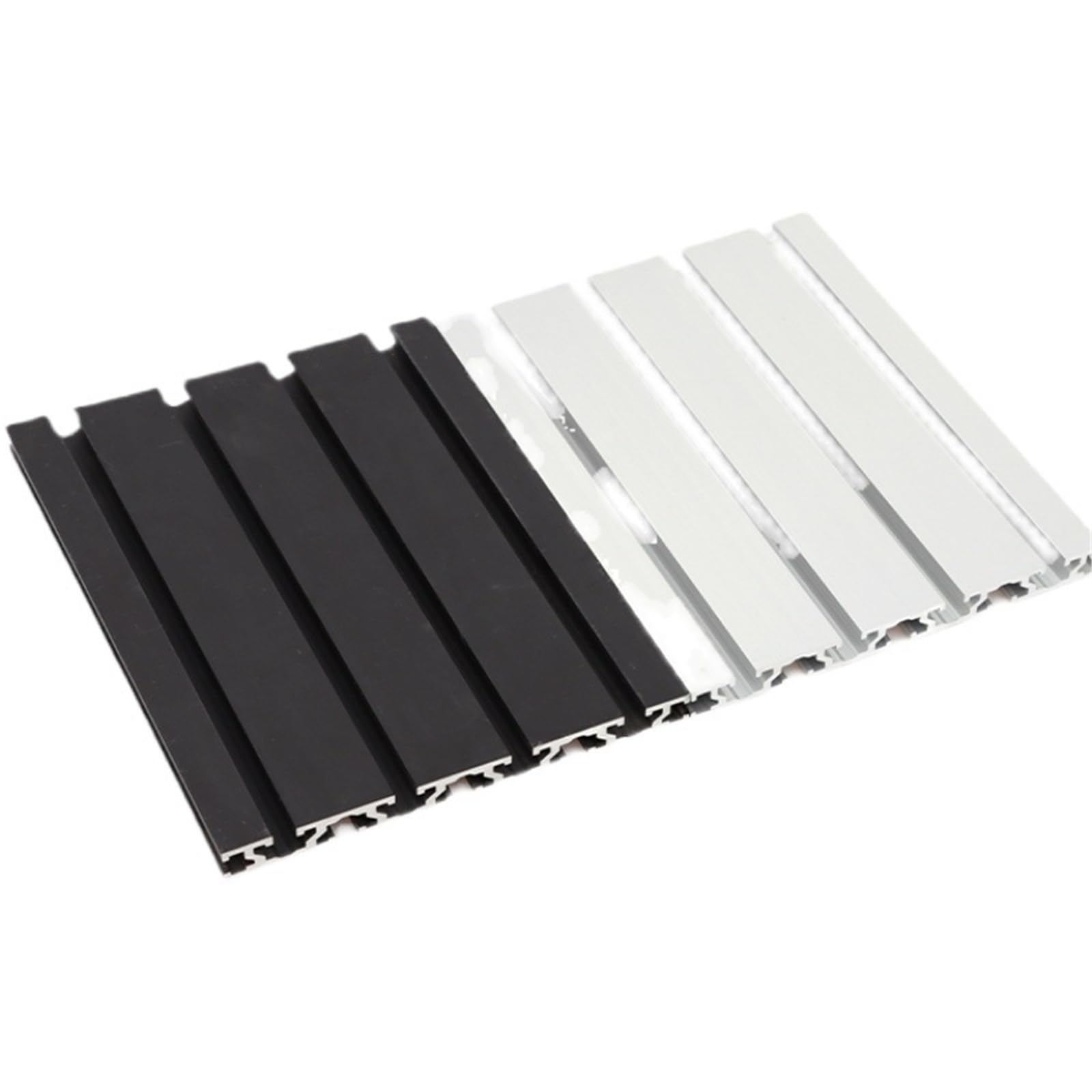 GTPBAO 15180 Telaio for guida lineare in alluminio anodizzato estruso 15x180mm Profilo for linee di assemblaggio Recinzione industriale Binario estruso(Silver,400mm long)