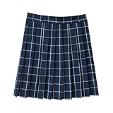 NSICBMNO Tartanrock für Damen, sexy, kurz, plissiert, A-Linie, kariert, Skater, hohe Taille,...
