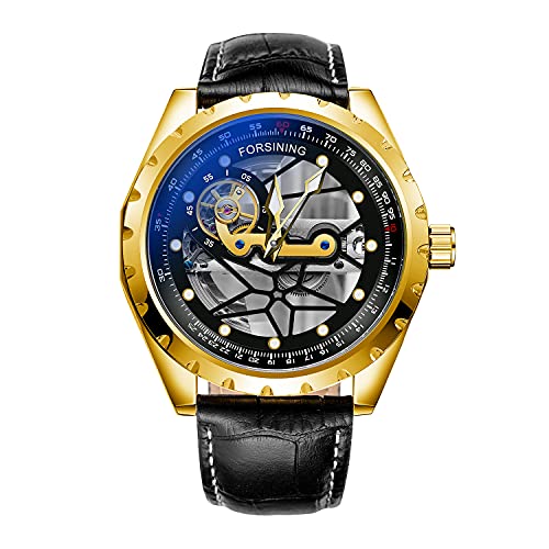 Montre automatique pour homme FORSINING étanche 48 mm avec cadran analogique