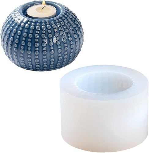 Miniatura 6 de NICOLE Molde de silicona de hormigón Candelero de cemento Candelero plantas suculentas decoración del hogar herramienta