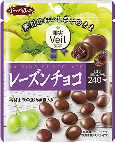 Amazon 正栄デリシィ 果実veil レーズンチョコ スタンドパウチ 49g 10袋 正栄デリシィ フルーツチョコレート 通販