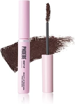 PHOEBE BEAUTY UP Beauty Up Mascara, Long Keep, 0.2 oz 5 g Pink Brown