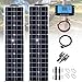 Produktbild BAISHIFA Solarpanel Monokristallin - Solarmodul 400W 800W Etfe Flexibles Solarsystem Solarpanel-Kit, Autobatterie-Solarladegerät für 12V-24V Batterien ideal Wohnmobil, Camping, Gartenhaus, 2x200W