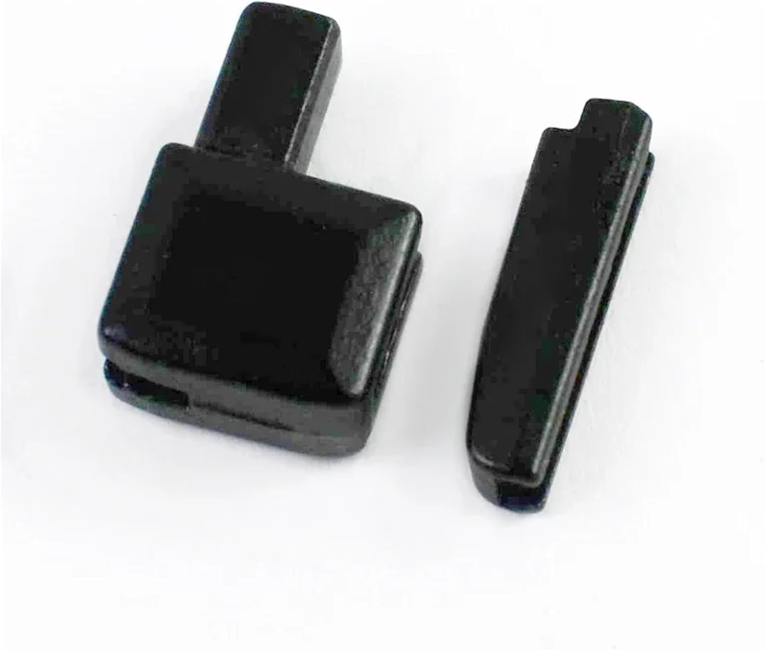 Zipper Stopper 3# 5# 8# 10# Separable Zipper Tail Stopper 50Set Open-End Zippers Bottom Latch Retainer Insert Pin Socket Repair Kit(Black,No8)