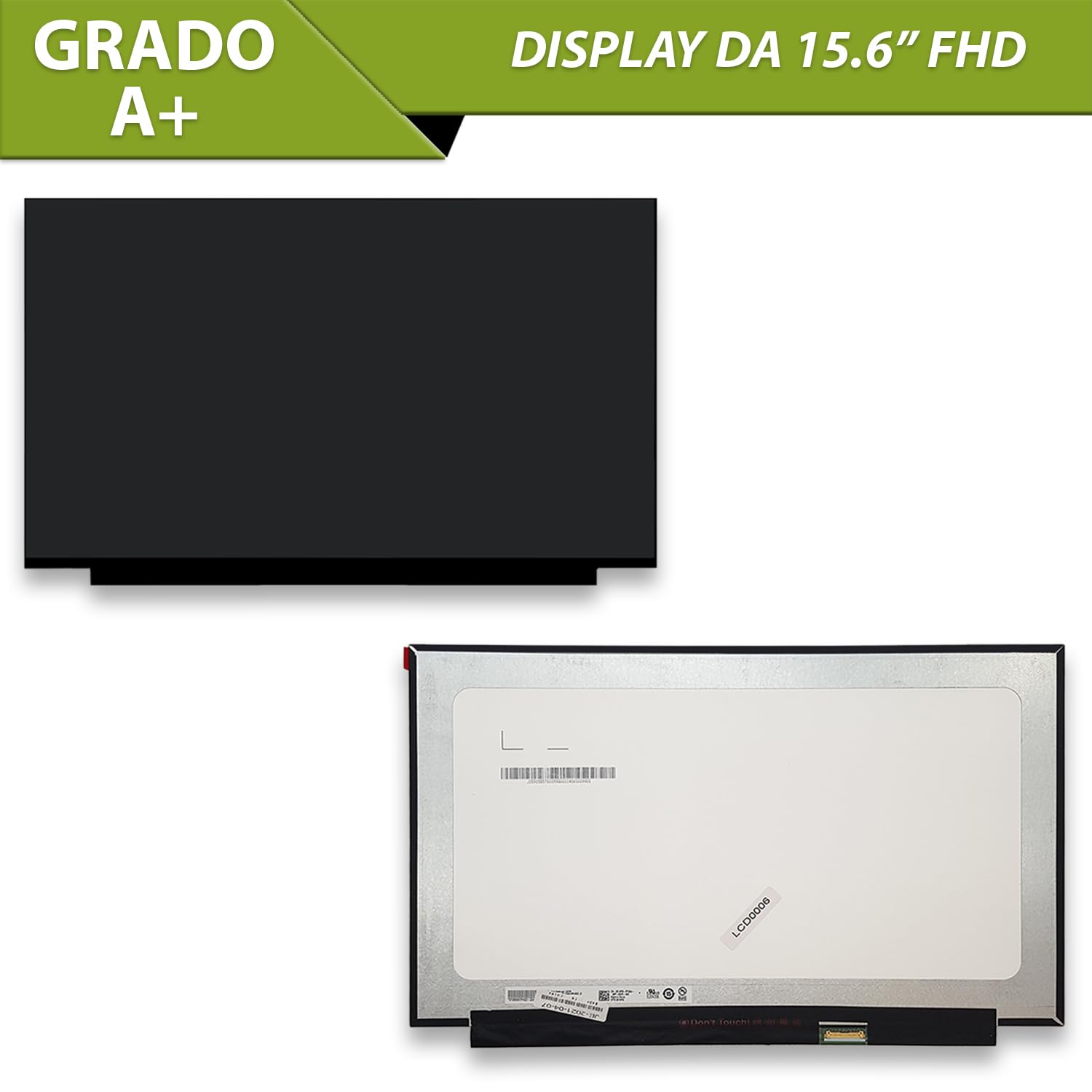 new net - Pannello Schermo Display LCD IPS compatibile con notebook Lenovo V140-15IWL (Type 81K6), V15 G1-IML (Type 82NB), V155-15API (Type 81V5) [15.6 pollici - FHD 1920x1080-30 pin - 60Hz]