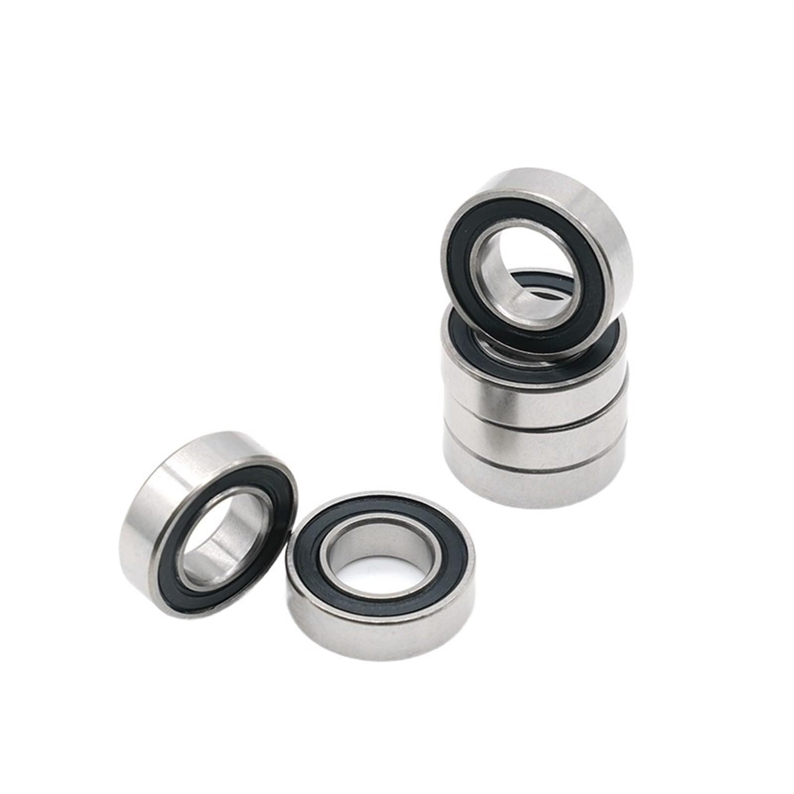 Bimetaliczna tarcza uszczelniająca Mikro łożysko zwykłe 1 szt. S689RS 9x17x5mm ABEC-9 Hybrydowe łożyska ceramiczne ze stali nierdzewnej Łożysko uszczelnione gumą