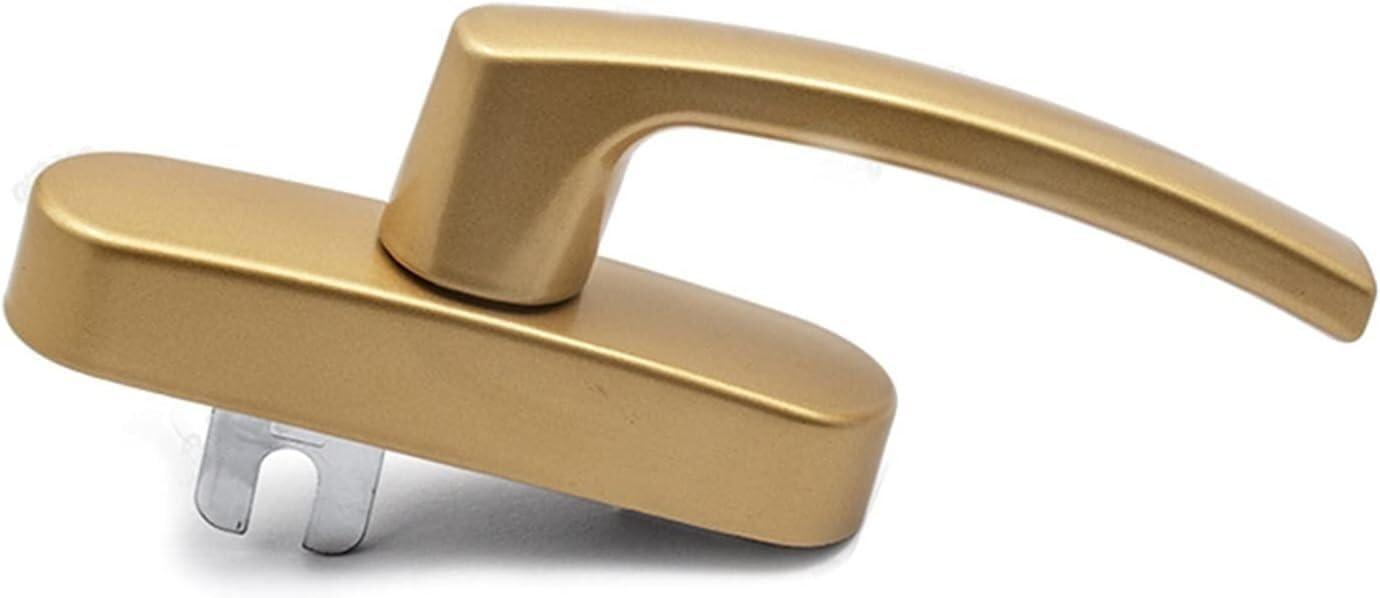 window locking handles, Alloy Inner Flat Open Inner Open Curtain Wall Doors And Windows Hardware Accessories Shift Fork Arc Handle Window Handle Exquisite (Color : 3002) (Color : Gold) ( Color : S ( C