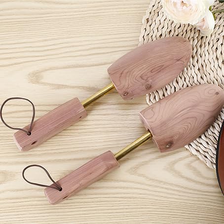 3 Pares De Soportes De Zapato De Cedro De Un Solo Tudo, Expansores De Zapatos Ajustables para Hombres Y Mujeres, Hormas De Zapato Moldeadoras Y Resistentes A Las Arrugas