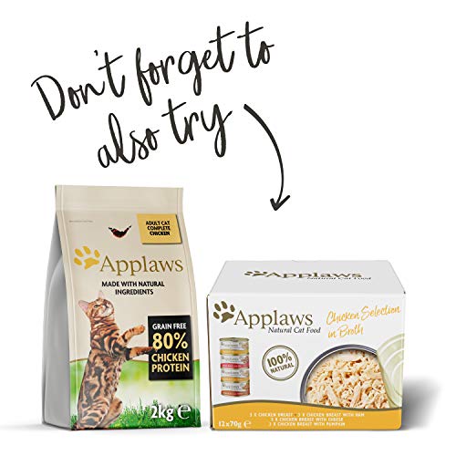 Applaws Cat Treat 10 x (8 x 7g) Chicken Puree - Image 8