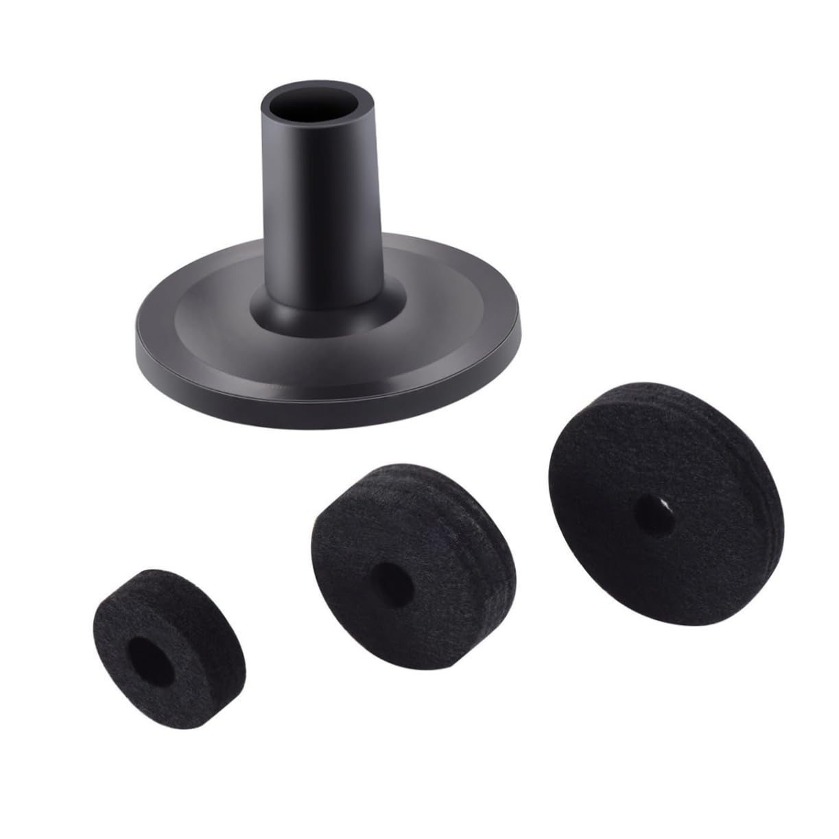 Yardwe Essential Drum Kit Accessory 21pc Drum Felt Pad Set for Cymbal Protection and Stands