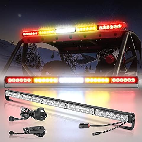 Chase Light Bar 30 Inch, Swatow Industries 30" LED Chase Light Rear Strobe Lights w/Turn Signal Reverse Brake Running Lights Flash Light Chasing Bar for Can-am Polaris RZR Ranger UTV SXS Off Road Cover