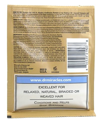 Dr. Miracles Deep Conditioner Sachet 49.7 g/1.75 oz, 49.6 g (Pack of 1) - Image 2