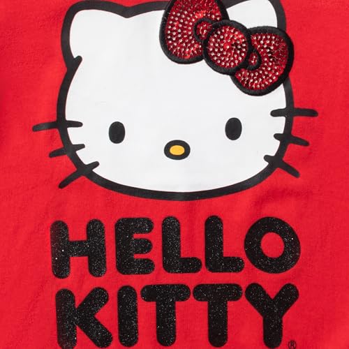 Hello Kitty MLXK9096-RUL Sanrio Girls 4 Pack Mix And Match 2 Short Sleeve T-Shirts thumb #4