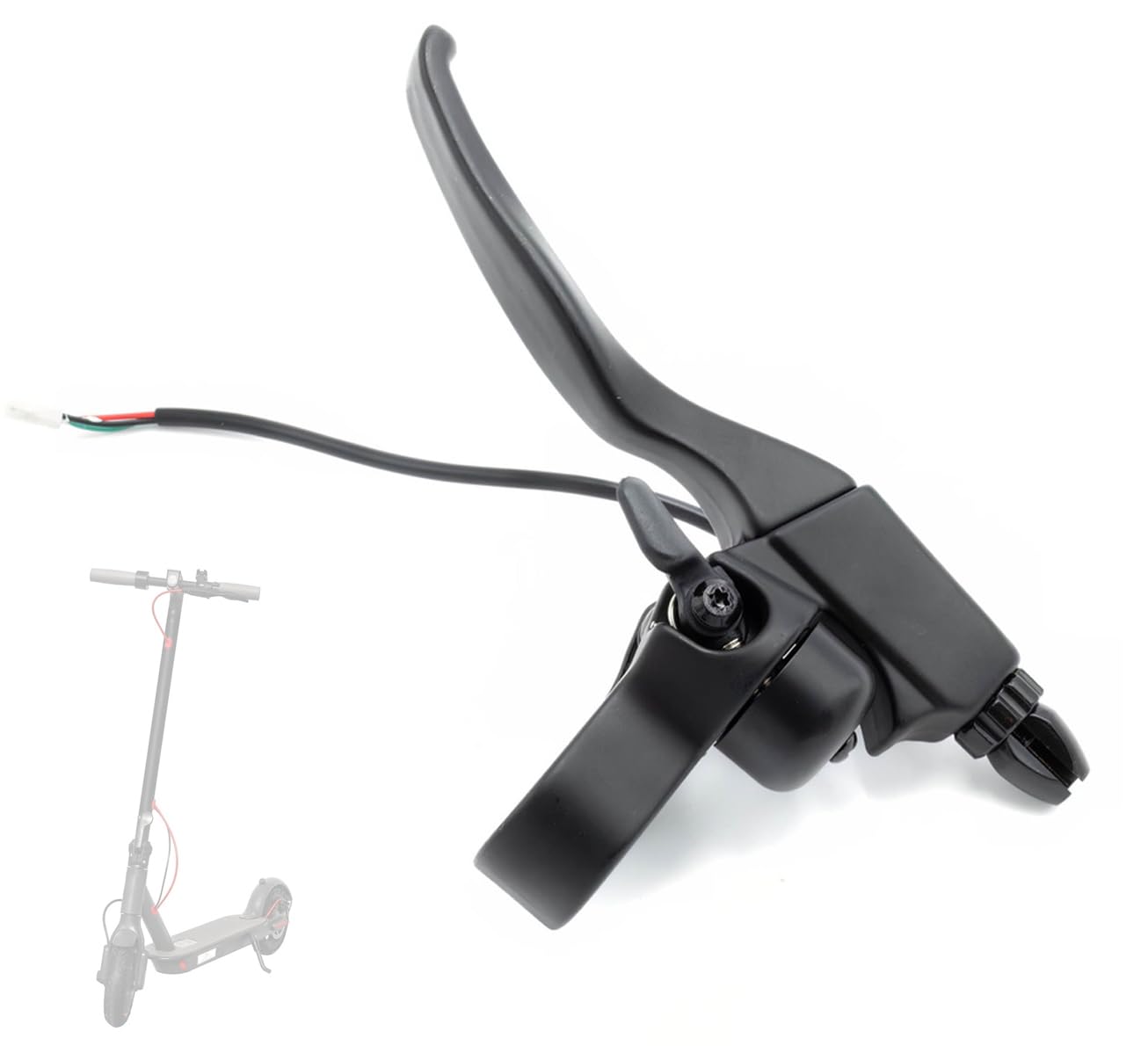 YAMTECH AOVO Brake Lever with Bell Complete Set | Brake Lever & Bell AOVO Electric Scooter Brake Lever and Bell Brake Lever and Bell for Aovo Pro Electric Scooters
