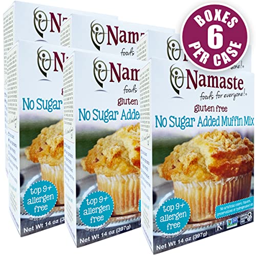 Namaste Foods, Gluten Free No Sugar Added Muffin Mix, 14-Ounce Bags (Pack Of 6) #TOP5