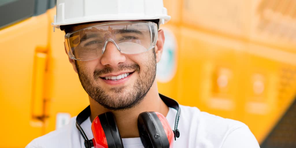 Occhiali da lavoro certificati - Anti Appannamento - Occhiali protettivi e igienici di sicurezza per lavoro - Per protezione totale della zona oculare