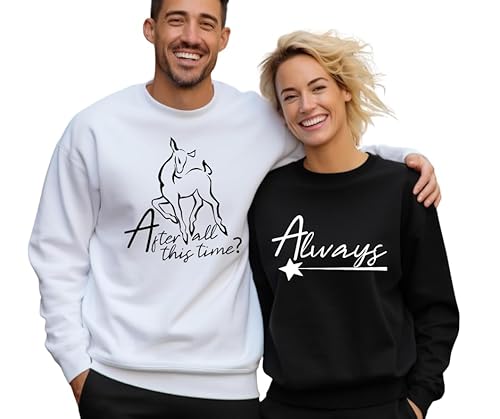 After All This Time His and Hers Sweatshirts For Couples, Valentine's Day Matching Sweatshirts For Bf Gf, Couples Sweatshirts Gift, His and Her Sweaters for Couples Set, Wifey Hubby Sweatshirt.