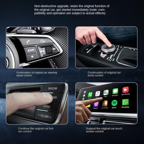 Caja inteligente Jnchdghwa y adaptador Carplay 2+16G inalámbrico 4