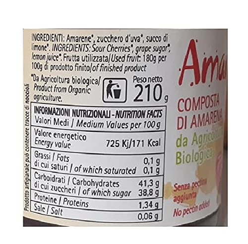 Acetaia Marchi - Biologische Brusche Zure Kers Compote - Pot van 210gr - Image 3