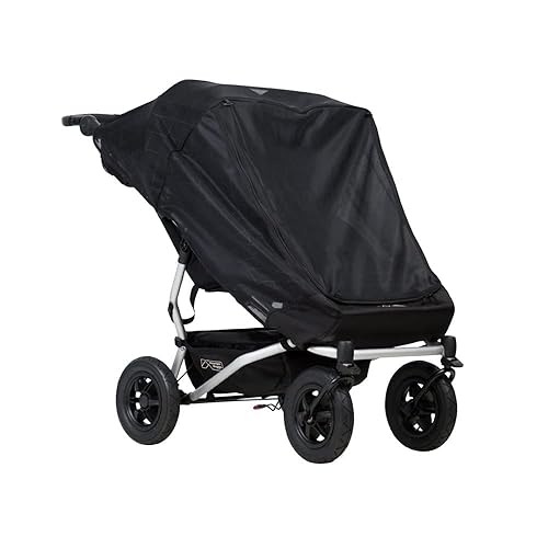 Miniatura 2 de Mountain Buggy Duet Doble Cubierta, Malla, Negro