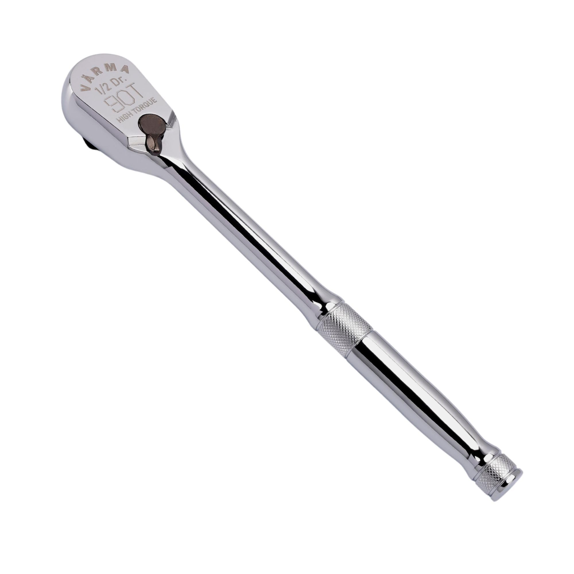 Trinquete de cabeza sellada 90-T de 1,27 cm, llave de mango de trinquete de cabeza comprimida reversible, par líder en la industria, diseño antipolvo, diseño de trinquete de trinquete único