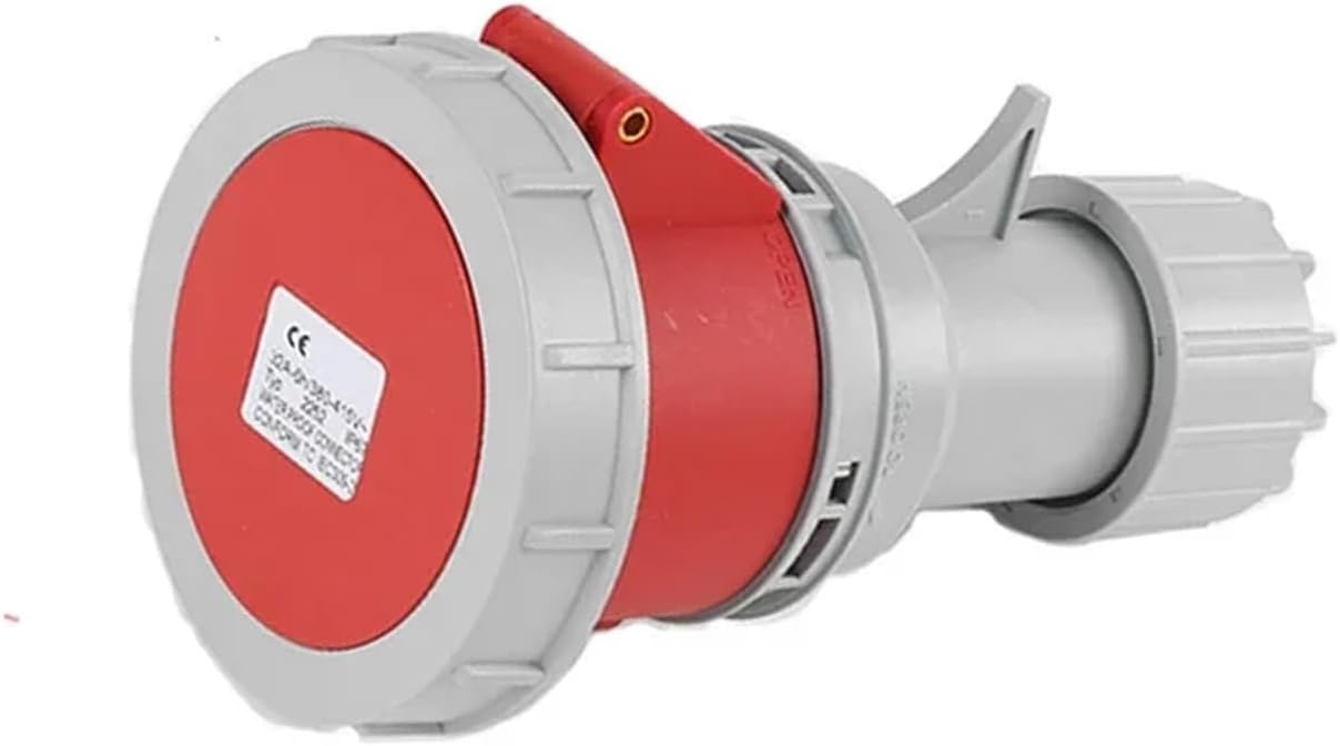 1pcs Industrial Plug and Socket 3P/4P/5Pin Electrical Connector 16A 32A IP67waterproof Wall Mounted Socket Male Female 220V 380V(Plug,16A_3P)