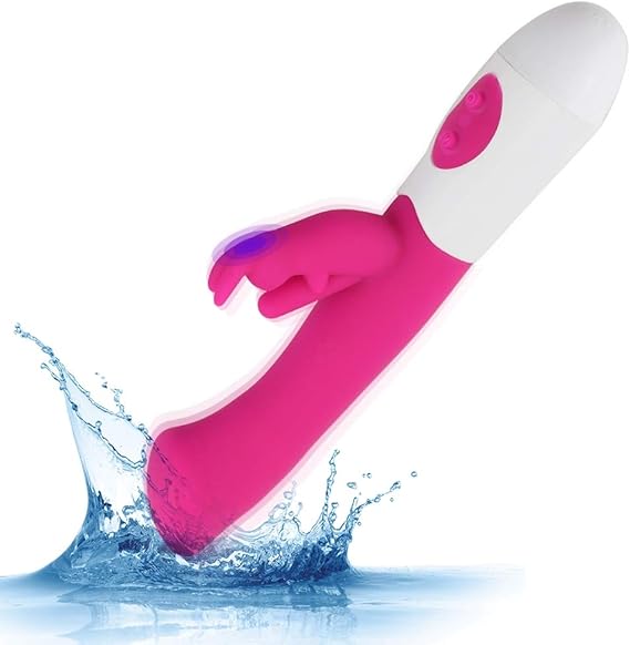 JASZDB Doble acción Conejo vibrador consolador para clítoris ...