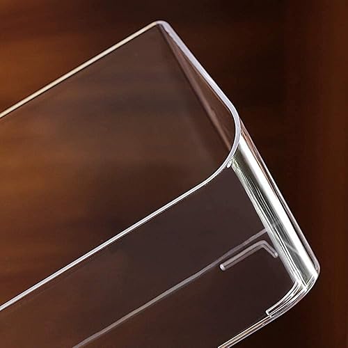 Miniatura 6 de LINFIDITE Bandeja organizadora de maquillaje, gabinete de baño, almacenamiento de cosméticos con 9 compartimentos, 2 divisores extraíbles,