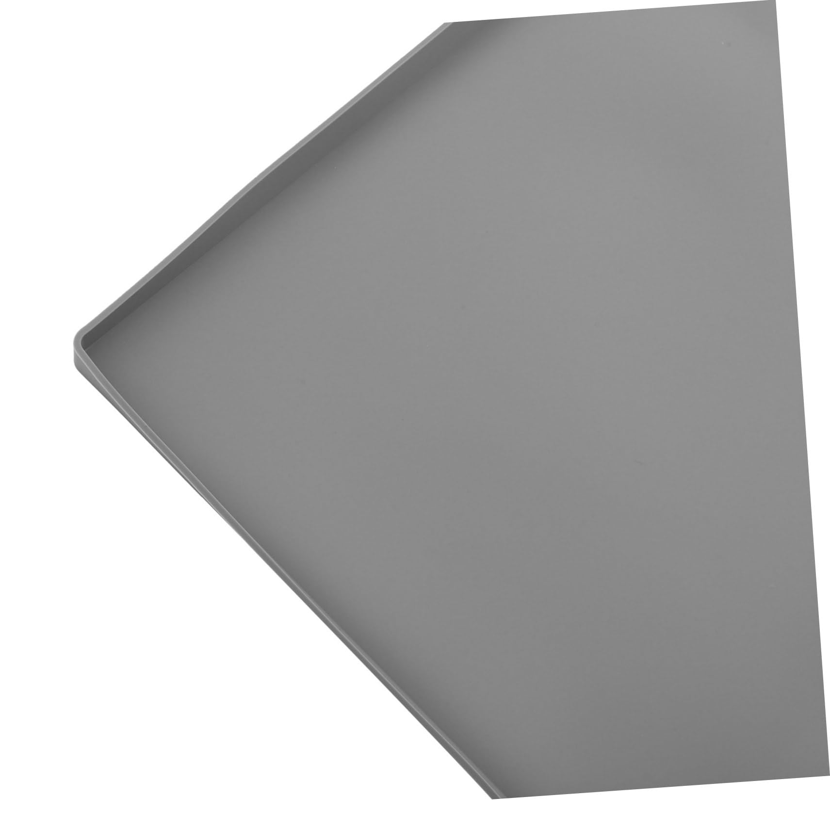 Tappetino in Silicone per Lavatrice e Asciugatrice 60x50 Cm Grigio | Antiscivolo e Leggero, Protezione del Piano Superiore, Uso in Lavanderia e Casa