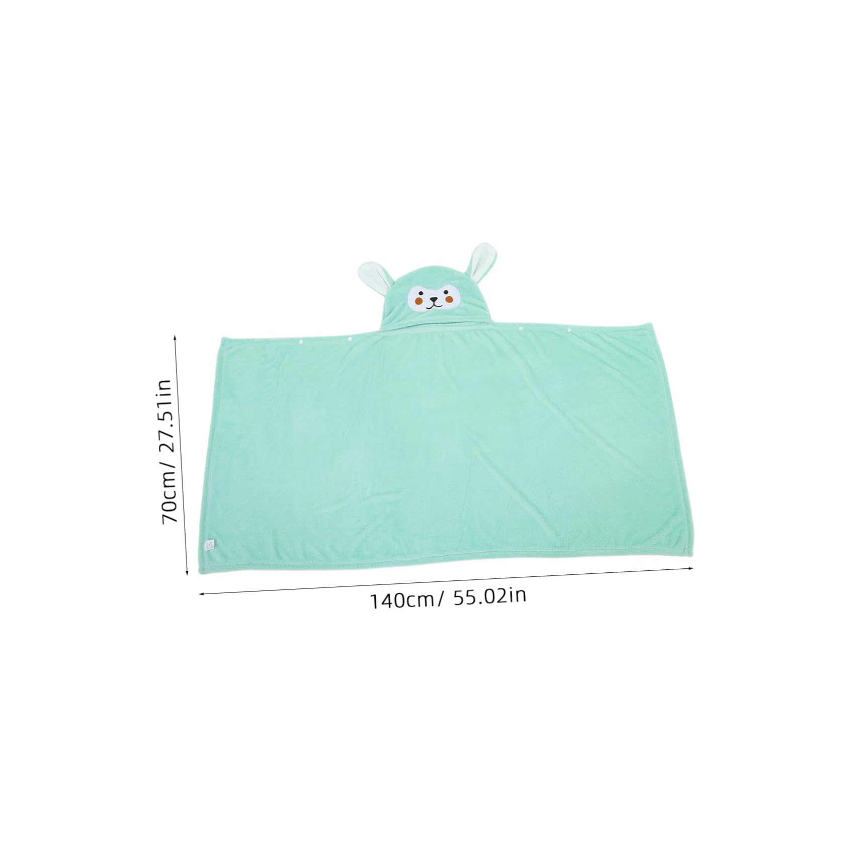 Cabilock Soft Hooded Towel Poncho Quick Drying Absorbent Coral Fleece Bathrobe with Cute Animal Design for Beach Bath and Swim for Boys