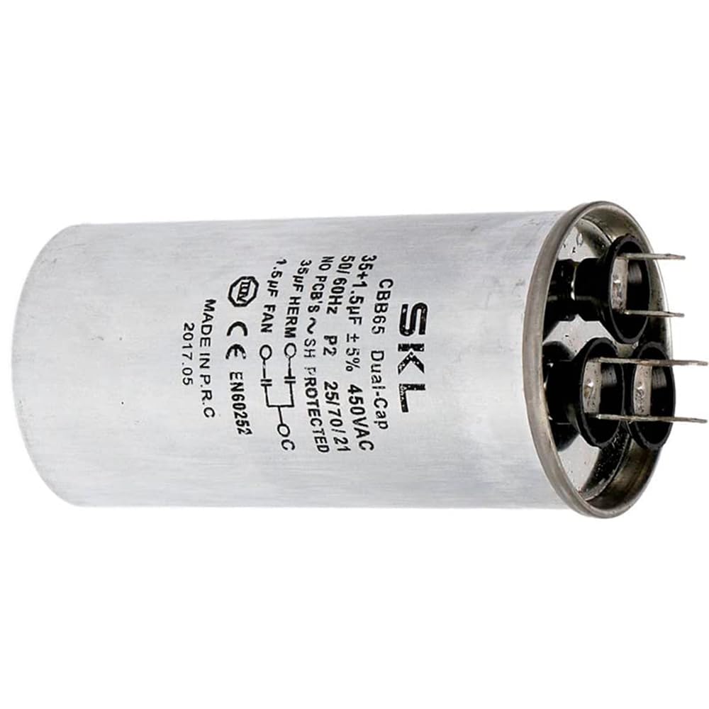 REPORSHOP - 450V Capacitor 35 + 1,5?f Air Conditioning Standard Metal Work