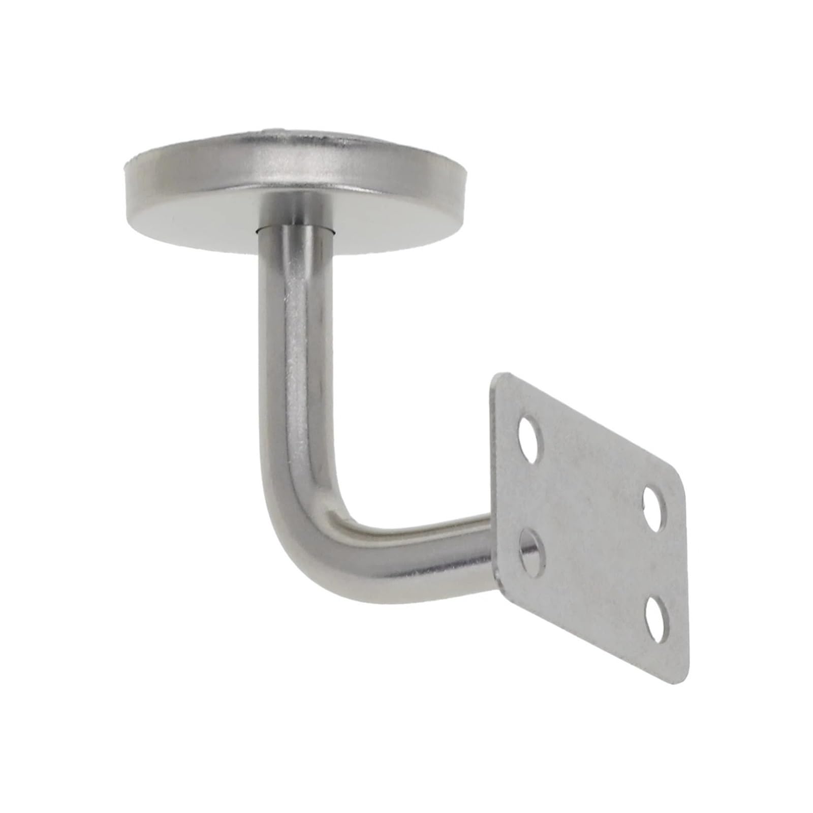 VAYEODEYU Handrail Brackets 10pc Wall Support Curved, Flat Supports for Stair Balustrade Mopstick(Flat Support)