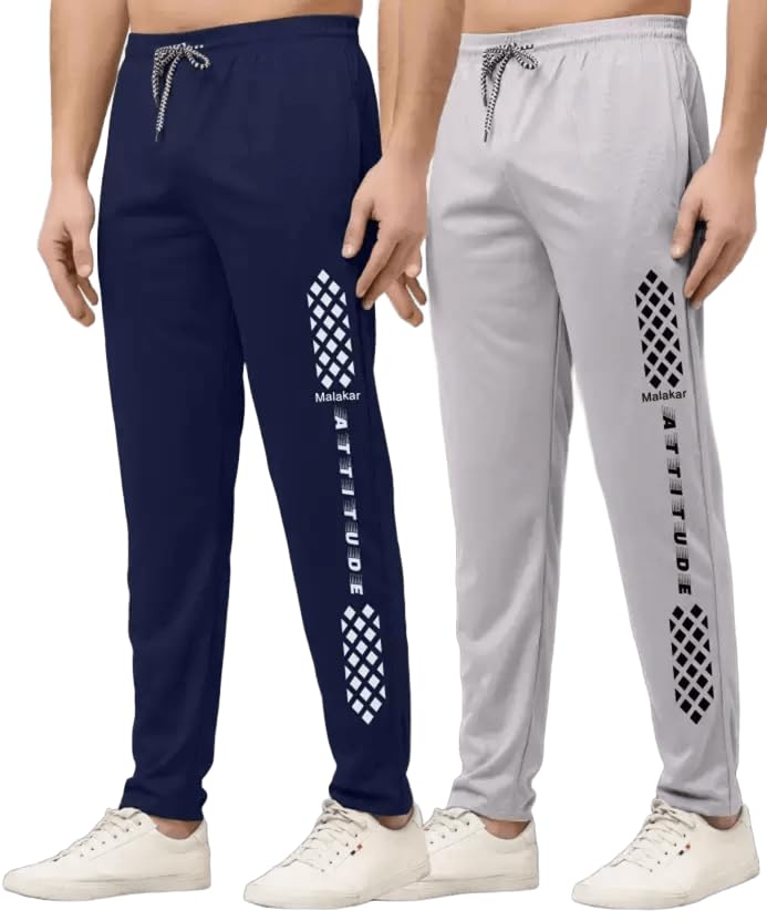 eystone Track Pants for Mens/Joggers for Men/Lower Lycra Blend with 2 Side Zipper Pockets for Gym, Exercise, Morning Walk, Sports New Attitude Combo-picture-13