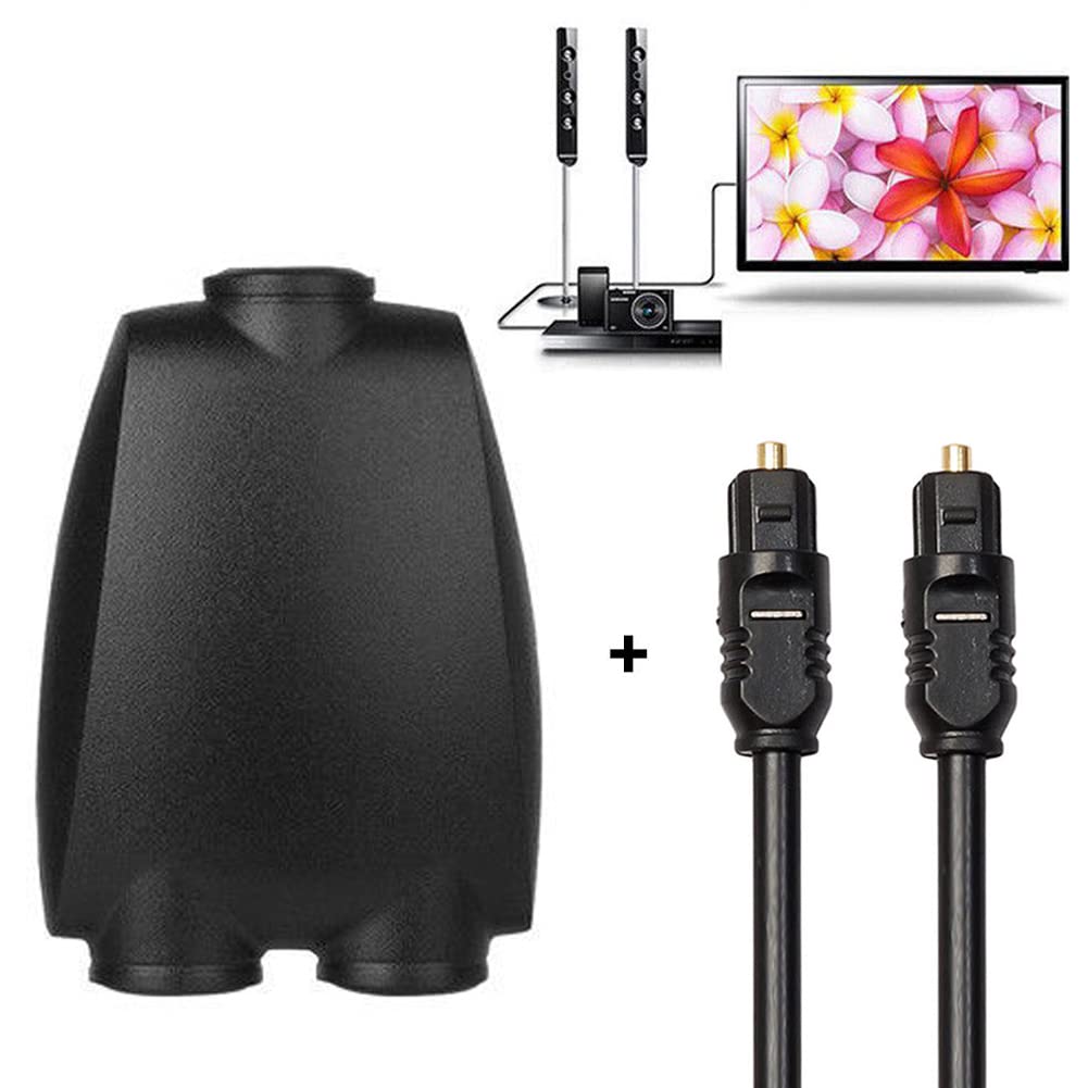 Optical Audio Splitter | Optical To Rcas Converter, 24bit Sampling Rate - Digital To Analog Converter With High-tech Module, High Fidelity Amplifier Chip For Lossless