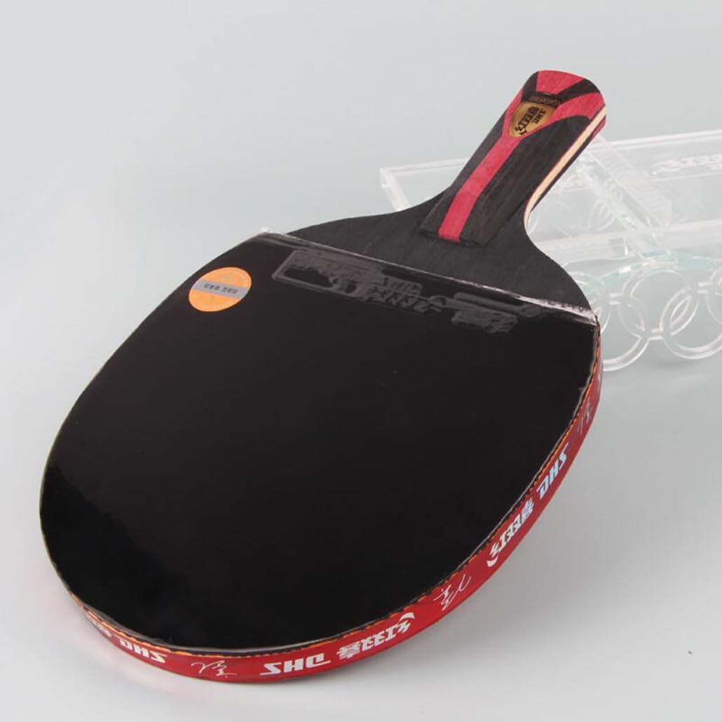 DHS 8 Star 8002 Profi Tischtennisschläger Ping Pong Paddel 5 Holz 2 Aryslate Carbon Fertigschläger