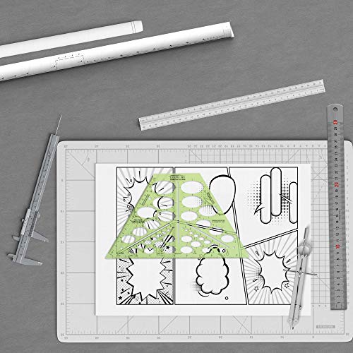 Image of Pacific Arc Isometric Ellipse Template Guide, 38 Ellipses of 35 Degrees ranging from 1 /8 inch to 1 and 9 /16 inch