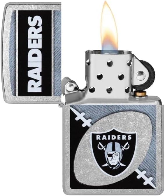 Personalized Raiders Zippo Lighter - Free Laser Engraving - Christmas, Halloween & Valentines Day Gift
