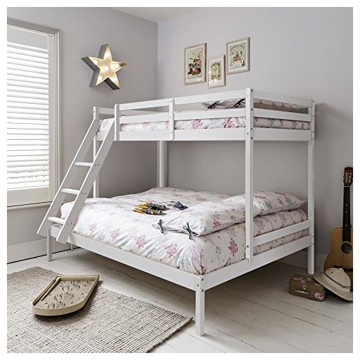 Noa and Nani Kent Cama litera Triple en Color Blanco