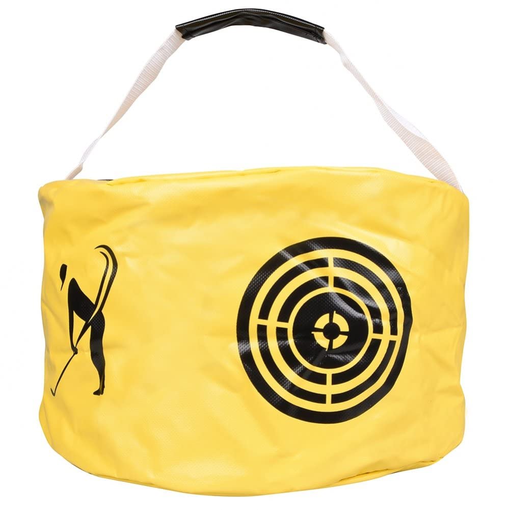 Bontannd Yellow Golf Impact Power Bag Hitting Bag Swing Training Aids Impact Swing Trainer Bag Golf Swing Practice Hit Strike Bag